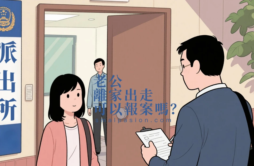 老公離家出走可以報案嗎？