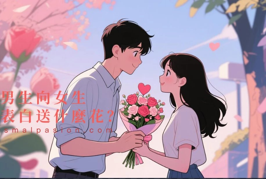 男生向女生表白送什麼花？